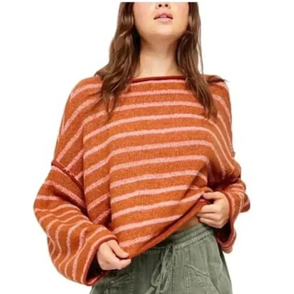 Free people Bardot stripe sweater - Picture 3 of 4